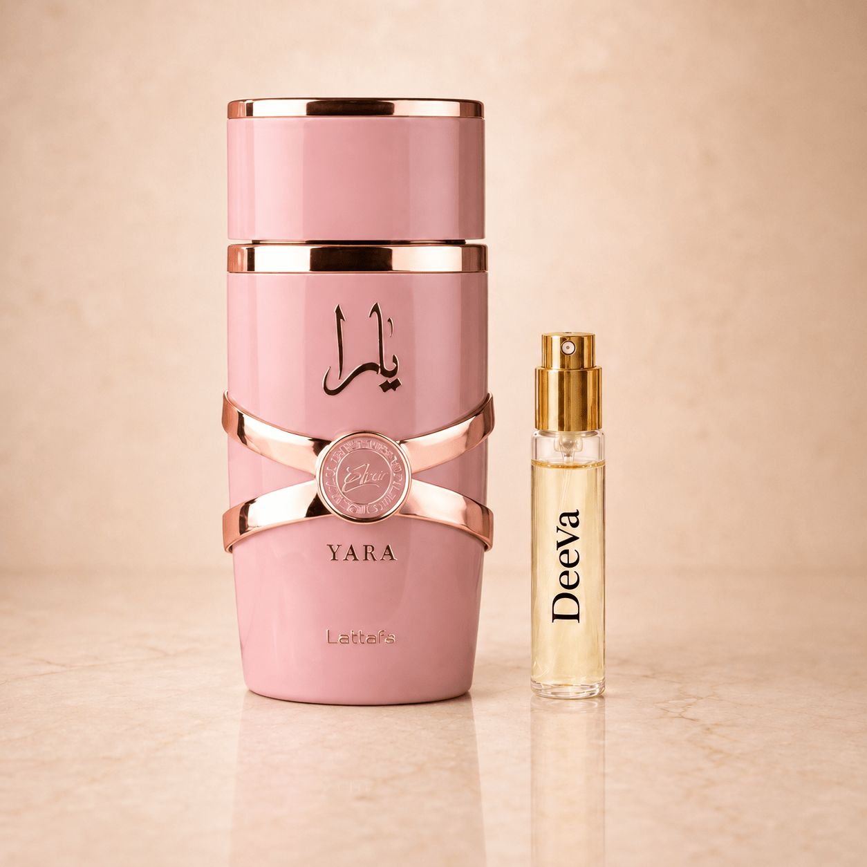 Lattafa Yara Elixir Women EDP mėginukas 5 ml - arabiški KVEPALAI ir rankų darbo PAPUOŠALAI