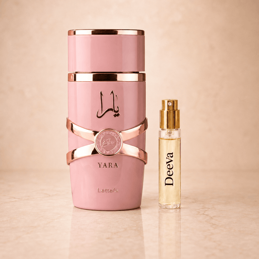Lattafa Yara Elixir Women EDP mėginukas 5 ml - arabiški KVEPALAI ir rankų darbo PAPUOŠALAI