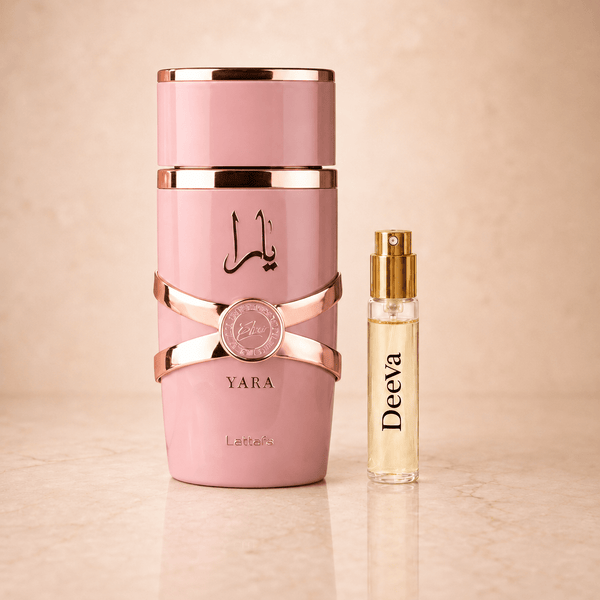 Lattafa Yara Elixir Women EDP mėginukas 5 ml - arabiški KVEPALAI ir rankų darbo PAPUOŠALAI