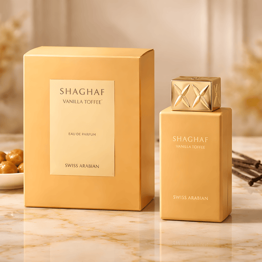 Swiss Arabian Shaghaf Vanilla Toffee Unisex EDP 75ml - Kruopščiai atrinkti KVEPALAI ir rankų darbo PAPUOŠALAI