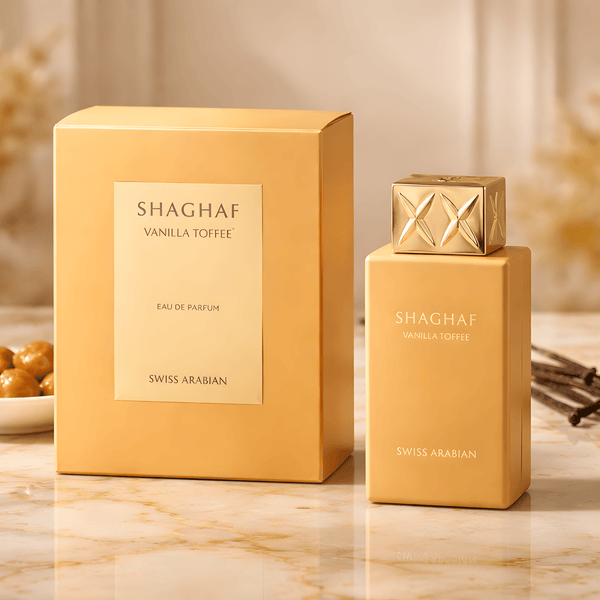 Swiss Arabian Shaghaf Vanilla Toffee Unisex EDP 75ml - Kruopščiai atrinkti KVEPALAI ir rankų darbo PAPUOŠALAI